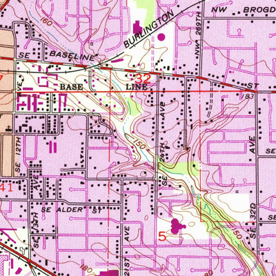United States Geological Survey Hillsboro, OR (1961, 24000-Scale) digital map