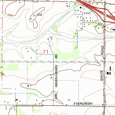 United States Geological Survey Hillsboro, OR (1990, 24000-Scale) digital map