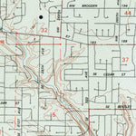 United States Geological Survey Hillsboro, OR (1990, 24000-Scale) digital map