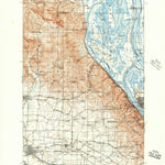 United States Geological Survey Hillsboro, OR-WA (1915, 62500-Scale) digital map