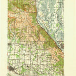 United States Geological Survey Hillsboro, OR-WA (1940, 62500-Scale) digital map