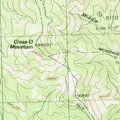 United States Geological Survey Hillsboro Peak, NM (1985, 24000-Scale) digital map