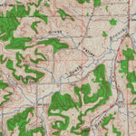 United States Geological Survey Hillsboro, WI (1966, 62500-Scale) digital map