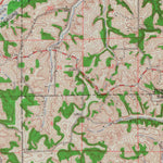 United States Geological Survey Hillsboro, WI (1966, 62500-Scale) digital map