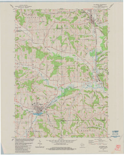 United States Geological Survey Hillsboro, WI (1983, 24000-Scale) digital map