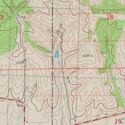 United States Geological Survey Hillsboro, WI (1983, 24000-Scale) digital map