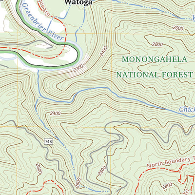 United States Geological Survey Hillsboro, WV (2023, 24000-Scale) digital map