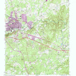 United States Geological Survey Hillsborough, NC (1968, 24000-Scale) digital map