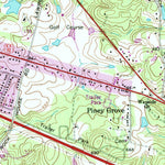 United States Geological Survey Hillsborough, NC (1968, 24000-Scale) digital map