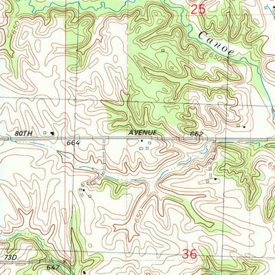 United States Geological Survey Hillsdale, IL (1982, 24000-Scale) digital map
