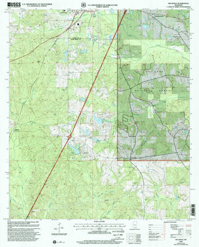 United States Geological Survey Hillsdale, MS (2000, 24000-Scale) digital map
