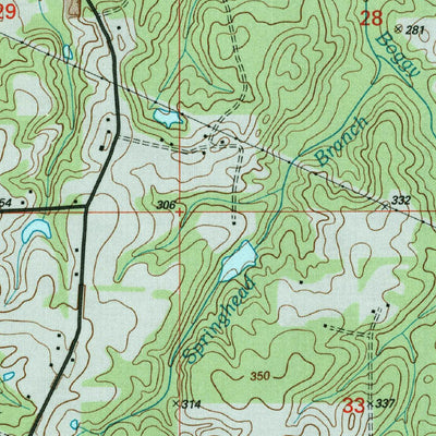 United States Geological Survey Hillsdale, MS (2000, 24000-Scale) digital map