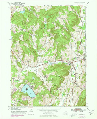 United States Geological Survey Hillsdale, NY (1980, 24000-Scale) digital map