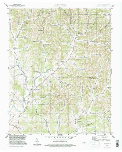 United States Geological Survey Hillsdale, TN (1994, 24000-Scale) digital map