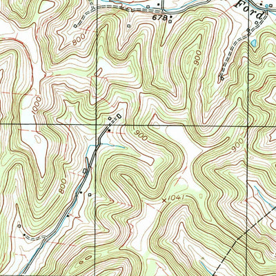 United States Geological Survey Hillsdale, TN (1994, 24000-Scale) digital map