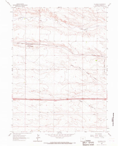United States Geological Survey Hillsdale, WY (1963, 24000-Scale) digital map