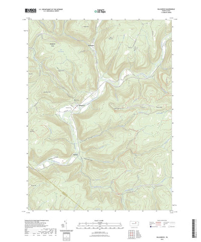 United States Geological Survey Hillsgrove, PA (2023, 24000-Scale) digital map
