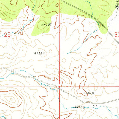 United States Geological Survey Hillside, AZ (1969, 24000-Scale) digital map