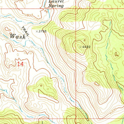 United States Geological Survey Hillside, AZ (1969, 24000-Scale) digital map