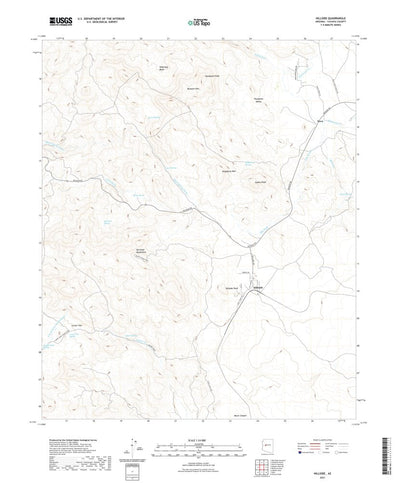 United States Geological Survey Hillside, AZ (2021, 24000-Scale) digital map