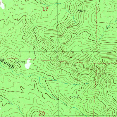United States Geological Survey Hillside, CO (1980, 24000-Scale) digital map