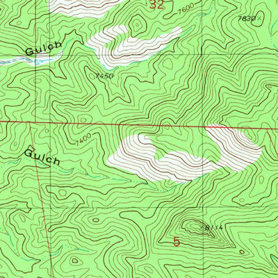 United States Geological Survey Hillside, CO (1980, 24000-Scale) digital map