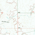United States Geological Survey Hillside Colony, MT (1968, 24000-Scale) digital map