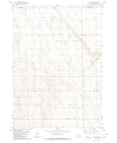 United States Geological Survey Hillside, SD (1979, 24000-Scale) digital map