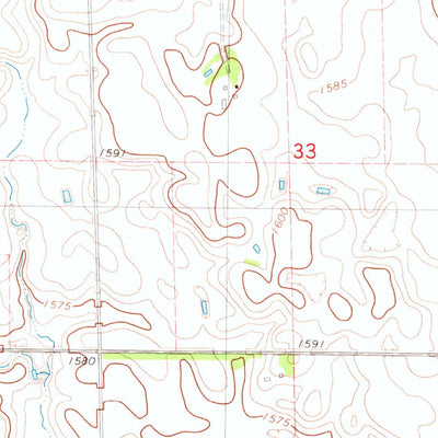 United States Geological Survey Hillside, SD (1979, 24000-Scale) digital map