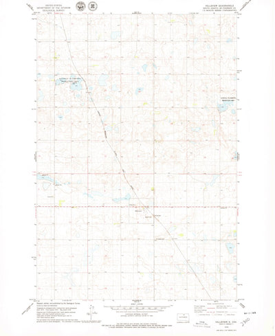 United States Geological Survey Hillsview, SD (1978, 24000-Scale) digital map