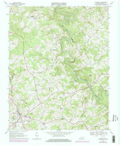 United States Geological Survey Hillsville, VA (1968, 24000-Scale) digital map