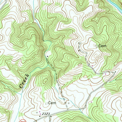 United States Geological Survey Hillsville, VA (1968, 24000-Scale) digital map