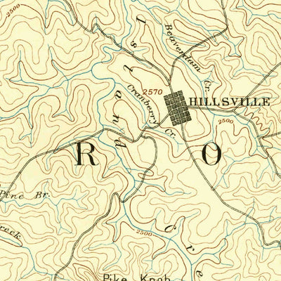 United States Geological Survey Hillsville, VA-NC (1892, 125000-Scale) digital map