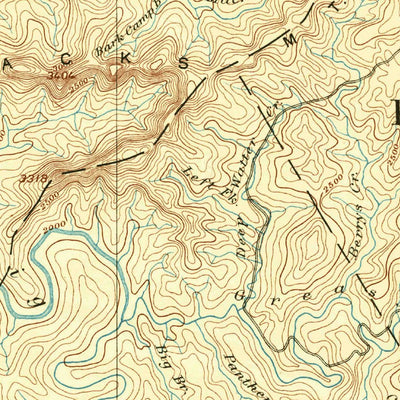 United States Geological Survey Hillsville, VA-NC (1892, 125000-Scale) digital map