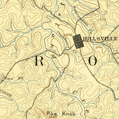United States Geological Survey Hillsville, VA-NC (1896, 125000-Scale) digital map