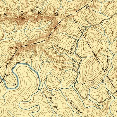 United States Geological Survey Hillsville, VA-NC (1896, 125000-Scale) digital map