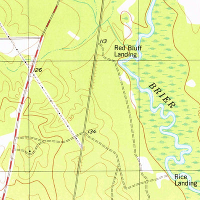 United States Geological Survey Hilltonia, GA (1978, 24000-Scale) digital map