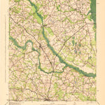 United States Geological Survey Hilltonia, GA-SC (1943, 62500-Scale) digital map