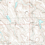 United States Geological Survey Hilltop Diamond Ring Ranch, SD (1983, 24000-Scale) digital map