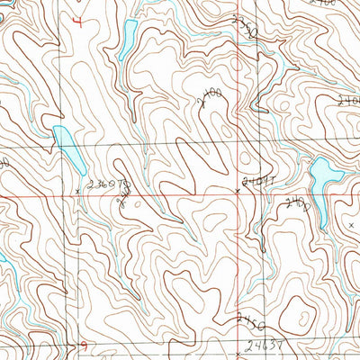 United States Geological Survey Hilltop Diamond Ring Ranch, SD (1983, 24000-Scale) digital map