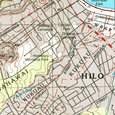 United States Geological Survey Hilo, HI (1995, 24000-Scale) digital map