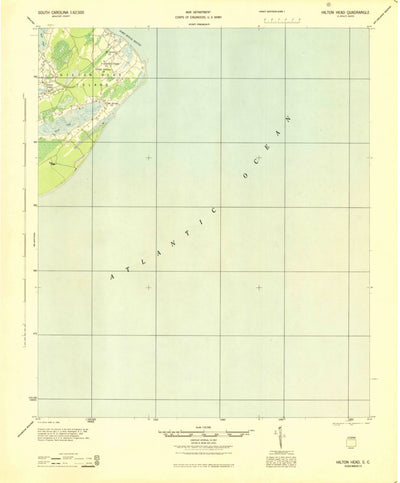 United States Geological Survey Hilton Head, SC (1945, 62500-Scale) digital map