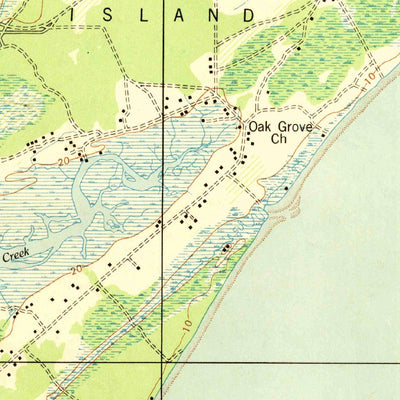 United States Geological Survey Hilton Head, SC (1945, 62500-Scale) digital map