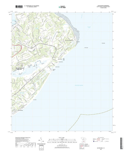 United States Geological Survey Hilton Head, SC (2020, 24000-Scale) digital map