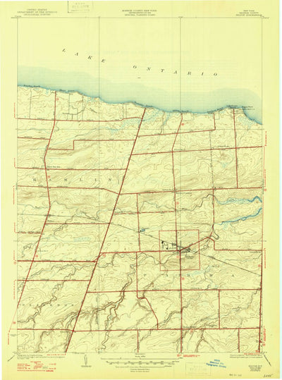 United States Geological Survey Hilton, NY (1934, 24000-Scale) digital map