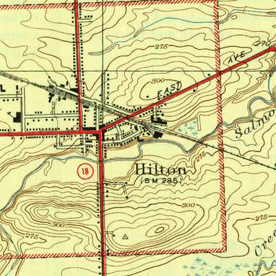 United States Geological Survey Hilton, NY (1934, 24000-Scale) digital map