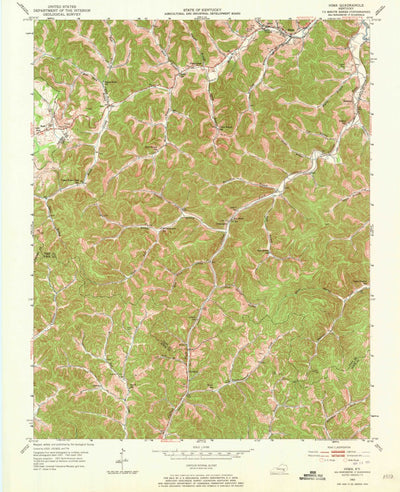 United States Geological Survey Hima, KY (1952, 24000-Scale) digital map