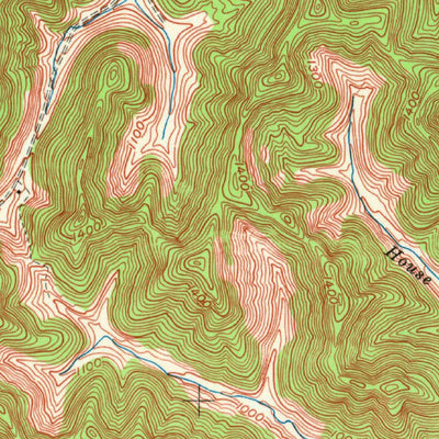 United States Geological Survey Hima, KY (1952, 24000-Scale) digital map