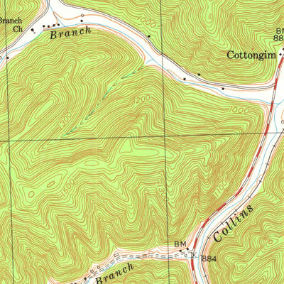 United States Geological Survey Hima, KY (1979, 24000-Scale) digital map