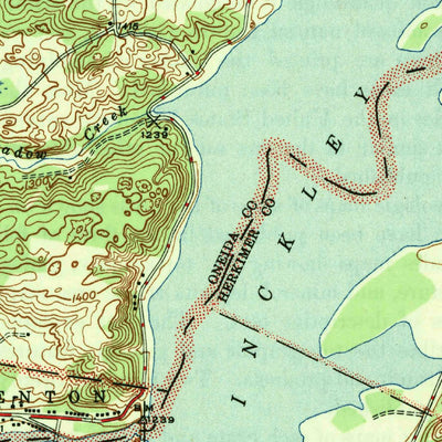 United States Geological Survey Hinckley, NY (1947, 31680-Scale) digital map